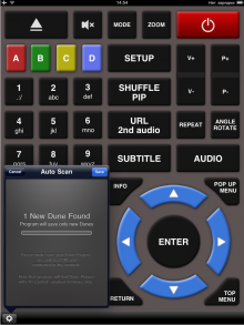 Dune Remote для iPhone / IPad обновился до версии 1.4