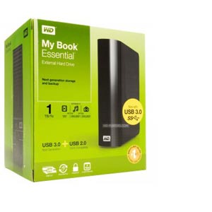 Внешний USB 3.0 жесткий диск WD MyBook Essential 1Tb