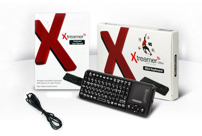 Xtreamer беспроводная мини клавиатура