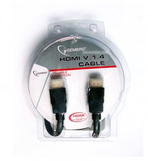 HDMI v1.4 кабель Gembird 1.8м (блистер)